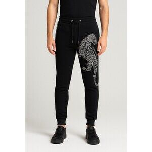 Avenue George V Paris Rhinestone Leopard Joggers S Men’s / Unisex | Heavy 100%
